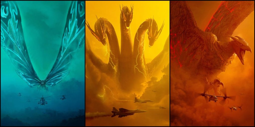 Mothra, Ghidorah and Rodan - Red River Horror