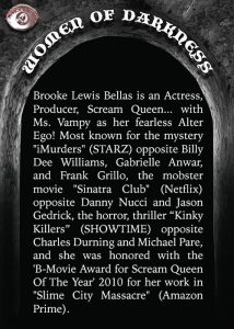 Brooke Lewis Bellas - Terror Cards - Crypt Version - Back